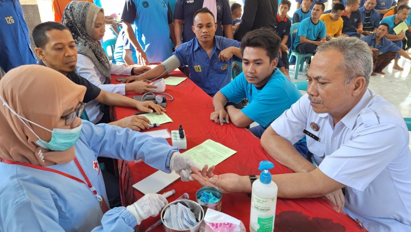 Foto Suasana Kegiatan Donor Darah Lapas Kelas IIB Selong Foto Suasana Kegiatan Donor Darah Lapas Kelas IIB Selong